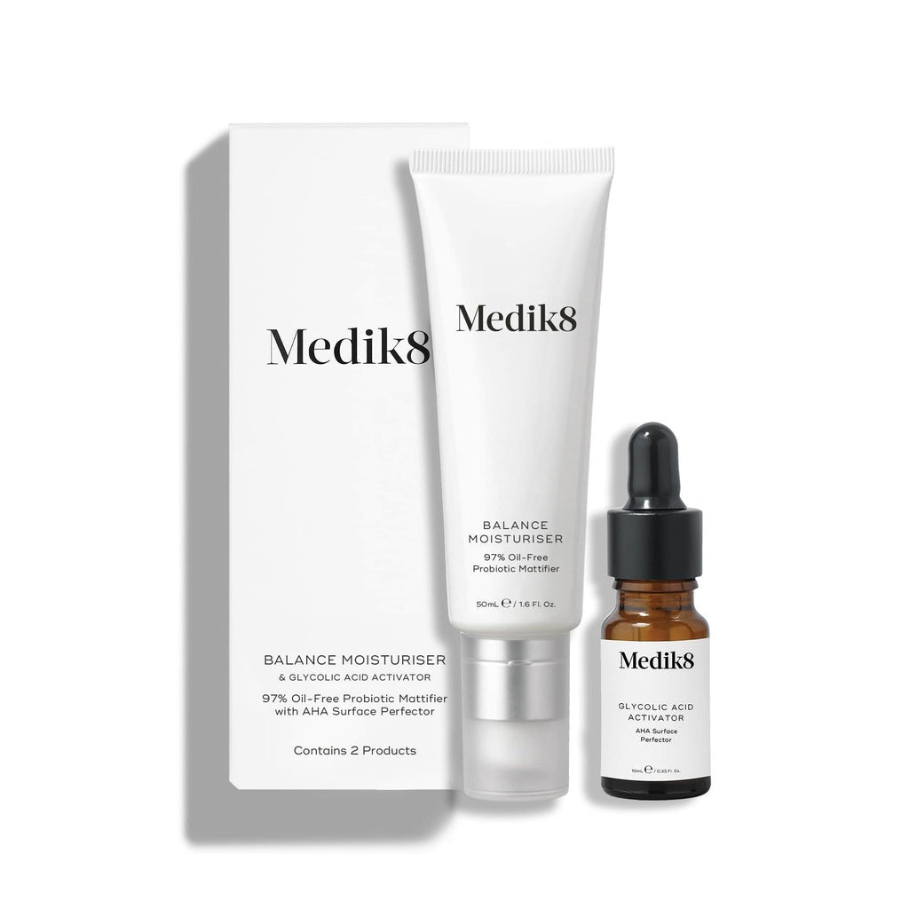 Medik8 - Balance Moisturiser with Glycolic Acid Activator 50ml